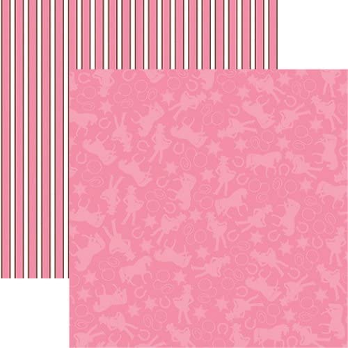 Cowgirl - Pretty In Pink 12x12 Scrapbooking Paper – Country Croppers